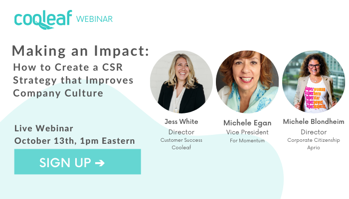 [Webinar] Making an Impact: How to Create a CSR Strategy that Improves ...